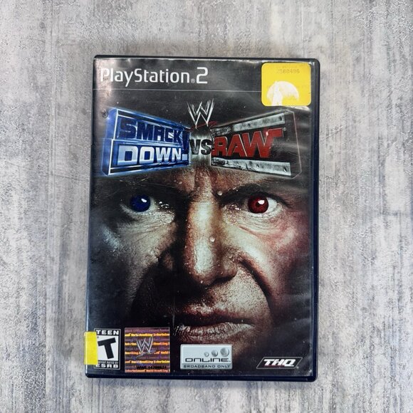WWE SmackDown! vs. Raw (PlayStation 2, PS2 2004) No Manual Tested - Picture 3 of 5